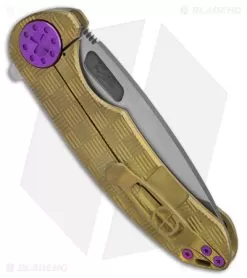 Curtiss Custom Knives F3 Large Frame Lock Knife SPF Ti/Yellow (3.8" Two Tone) 6 Curtiss Custom Knives F3 Large Frame Lock Knife SPF Ti/Yellow (3.8" Two Tone) -Knife Shop Curtiss Knives F3 FLK WF Ti Yellow 3in Two Tone BHQ 178940 td side