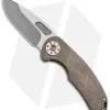 Curtiss Custom Knives F3 Med Slim Frame Lock Knife Bronze SW Titanium (3.15" TT)
