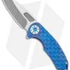 Curtiss Custom F3 Medium Slim Frame Lock Knife Blue Titanium (3.15" TT MagnaCut)