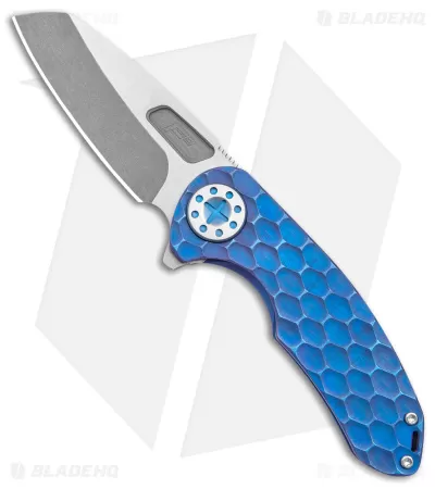 Curtiss Custom F3 Medium Slim Frame Lock Knife Blue Titanium (3.15" TT MagnaCut) 1 Curtiss Custom F3 Medium Slim Frame Lock Knife Blue Titanium (3.15" TT MagnaCut)