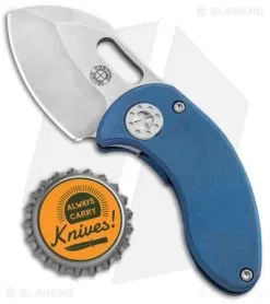 Curtiss Custom Knives Nano Frame Lock Folder Knife Blue Titanium (1.875" SW) 7 Curtiss Custom Knives Nano Frame Lock Folder Knife Blue Titanium (1.875" SW) -Knife Shop Curtiss Knives Nano FL Blue Ti SW BHQ 93079 jr bottlecap