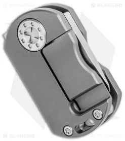 Curtiss Custom Knives ODT Frame Lock Knife Stonewash Titanium (1" Stonewash) -Knife Shop Curtiss Knives ODT FL SW Ti Plain SW BHQ 100423 jr side