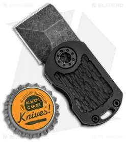 Curtiss Custom ODT Frame Lock Knife Jigged Black Titanium (1" Black Stonewash) 7 Curtiss Custom ODT Frame Lock Knife Jigged Black Titanium (1" Black Stonewash) -Knife Shop Curtiss Knives ODT Jiggled Black Ti Black SW BHQ 71529 jr bottlecap