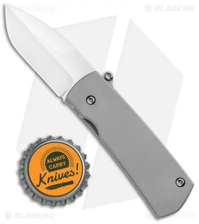 D Rocket Design Shamsher Paw Claw Automatic Knife Titanium (2" Satin) 4 D Rocket Design Shamsher Paw Claw Automatic Knife Titanium (2" Satin) - Image 4