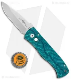 Emerson Pro-Tech CQC-7 Automatic Knife Green Grain Micarta (3.25" Stonewash) -Knife Shop Emerson Protech CQC 7 Auto Green Grain Micarta SW BHQ 107325 jr bottlecap