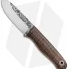 Fiddleback Forge Bushcrafter Fixed Blade Knife Curly Ash (3.88" Satin)