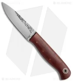 Fiddleback Forge KE Bushie Fixed Blade Knife Bloodwood (3.75" Satin)