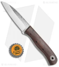 Fiddleback Forge Bushraptor Fixed Blade Knife Rosewood (3.5" Satin) -Knife Shop Fiddleback Forge Bushraptor Rosewood BHQ 68631 jr bottlecap