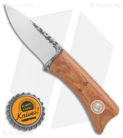 Fiddleback Forge Geisha Fixed Blade Knife Natural Micarta (2.3" Satin) 5 Fiddleback Forge Geisha Fixed Blade Knife Natural Micarta (2.3" Satin) -Knife Shop Fiddleback Forge Geisha Knife Natural Canvas 2.25 Satin BHQ 121802 LS Bottlecap