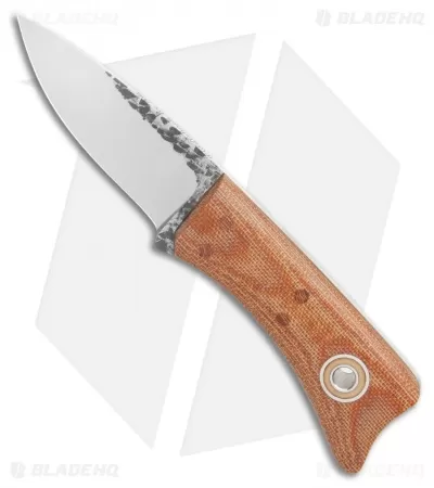 Fiddleback Forge Geisha Fixed Blade Knife Natural Micarta (2.3" Satin) 1 Fiddleback Forge Geisha Fixed Blade Knife Natural Micarta (2.3" Satin)
