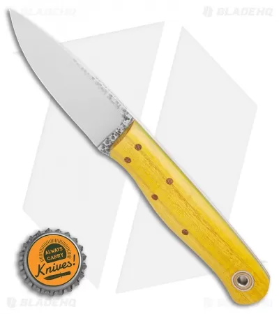 Fiddleback Forge Handyman Knife Osage Wood/Lime Liners (3.3" Satin) 3 Fiddleback Forge Handyman Knife Osage Wood/Lime Liners (3.3" Satin) - Image 3