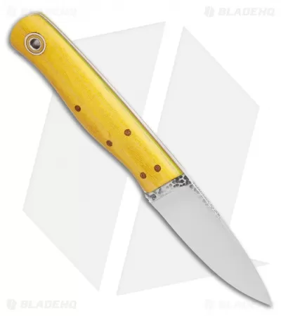 Fiddleback Forge Handyman Knife Osage Wood/Lime Liners (3.3" Satin) 2 Fiddleback Forge Handyman Knife Osage Wood/Lime Liners (3.3" Satin) - Image 2