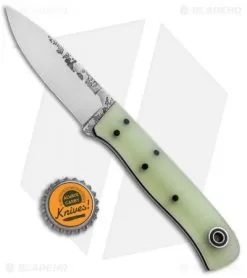 Fiddleback Forge Hiking Buddy Fixed Blade Knife Spearmint G-10 (3.125" Satin) -Knife Shop Fiddleback Forge Hiking Buddy Spearmint G 10 Satin BHQ 91816 jr bottlecap