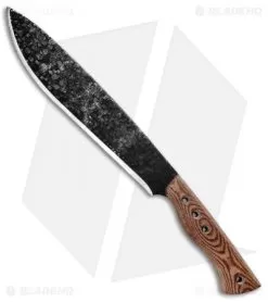 Fiddleback Forge Machete Natural Canvas Micarta (11.5" Black)