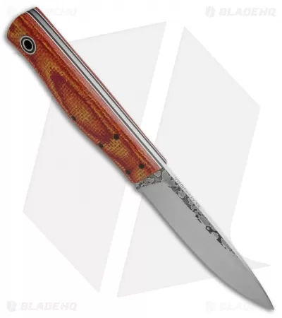 Fiddleback Forge Terrasaur Fixed Blade Knife Fiesta Burlap (4.25" Satin) 2 Fiddleback Forge Terrasaur Fixed Blade Knife Fiesta Burlap (4.25" Satin) - Image 2