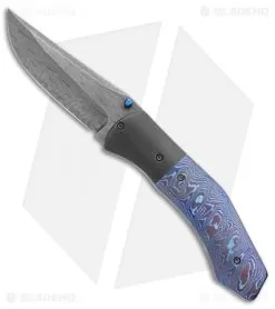 Gedraitis Knives Knook Liner Lock Folder Moku-Ti/Zirc (3.25" Damascus)