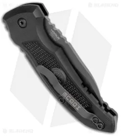 Hogue Knives A01 Microswitch Auto Knife Sig Medallion Wharncliffe (2.6" Black) 6 Hogue Knives A01 Microswitch Auto Knife Sig Medallion Wharncliffe (2.6" Black) -Knife Shop Hogue A01 Microswitch Wharncliffe Black Sig Medallion Black 16102 BHQ 100450 jr side