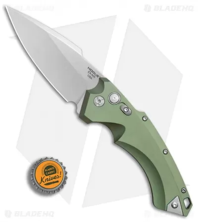 Hogue Knives EX-A05 Spear Point Automatic Knife OD Green (4" Stonewash) 34511 4 Hogue Knives EX-A05 Spear Point Automatic Knife OD Green (4" Stonewash) 34511 - Image 4