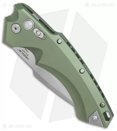 Hogue Knives EX-A05 Spear Point Automatic Knife OD Green (4" Stonewash) 34511 3 Hogue Knives EX-A05 Spear Point Automatic Knife OD Green (4" Stonewash) 34511 - Image 3