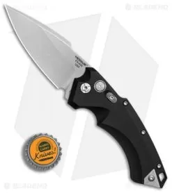 Hogue Knives EX-A05 Spear Point Automatic Knife Black (3.5" Stonewash) 34530 7 Hogue Knives EX-A05 Spear Point Automatic Knife Black (3.5" Stonewash) 34530 -Knife Shop Hogue Automatic Black spear point tumble BHQ 80668 er bottlecap