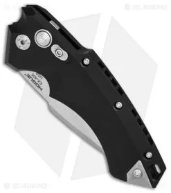 Hogue Knives EX-A05 Spear Point Automatic Knife Black (3.5" Stonewash) 34530 6 Hogue Knives EX-A05 Spear Point Automatic Knife Black (3.5" Stonewash) 34530 -Knife Shop Hogue Automatic Black spear point tumble BHQ 80668 er spine