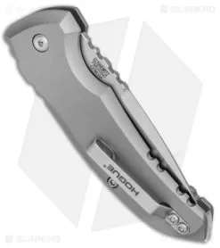Hogue Knives A01 Microswitch Automatic Knife Gray (2.6" Stonewash) 24112 -Knife Shop Hogue Knives A01 Microswitch Auto Gray SW 2412 BHQ 78509 jr side