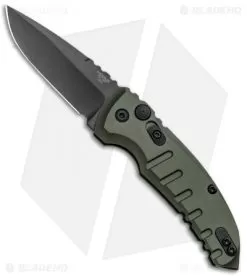 Hogue Knives A01 Microswitch Automatic Knife OD Green (2.6" Black) 24111