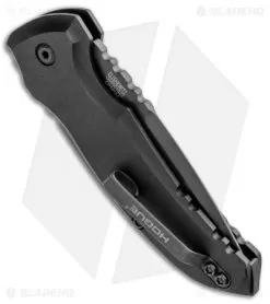 Hogue Knives A01 Microswitch Automatic Knife Black (2.6" Black) 24116 -Knife Shop Hogue Knives A01 Microswitch Black Black 24116 BHQ 94205 jr side 1