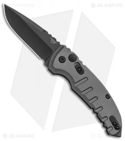 Hogue Knives A01 Microswitch Automatic Knife Gray (2.6" Black) 24114 1 Hogue Knives A01 Microswitch Automatic Knife Gray (2.6" Black) 24114