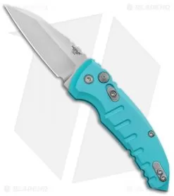 Hogue Knives A01 Microswitch Wharncliffe Automatic Knife Aqua (2.6" SW) 24103