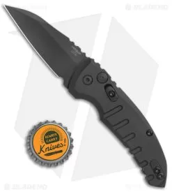 Hogue Knives A01 Microswitch Wharncliffe Automatic Knife Black (2.6" Black) -Knife Shop Hogue Knives A01 Microswitch Wharncliffe Auto Black Black BHQ 78914 jr bottlecap