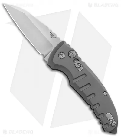 Hogue Knives A01 Microswitch Automatic Knife Gray (2.6" Stonewash) 24102 1 Hogue Knives A01 Microswitch Automatic Knife Gray (2.6" Stonewash) 24102
