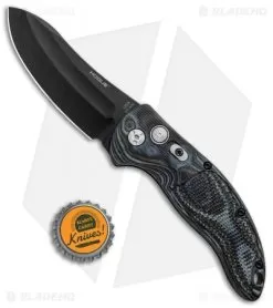 Hogue Knives EX-A04 Automatic Knife Black/Gray G-Mascus (3.5" Black) 34439 -Knife Shop Hogue Knives EX A04 Auto Black Gray G Mascus Black 34439 BHQ 91394 jr bottlecap