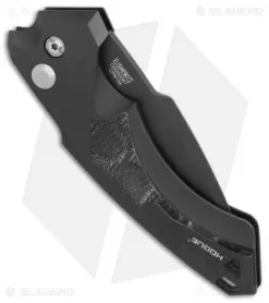 Hogue Knives EX-A05 Spear Point Automatic Knife Black G-Mascus (4" Black) 5 Hogue Knives EX-A05 Spear Point Automatic Knife Black G-Mascus (4" Black) -Knife Shop Hogue Knives EX A05 Spear Point Auto Black G Mascus black BHQ 83168 er side 1