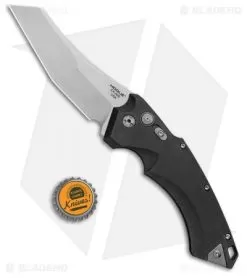 Hogue Knives EX-A05 Wharncliffe Automatic Knife Black (4" Stonewash) 34500 -Knife Shop Hogue Knives EX A05 Wharncliffe 4in Auto Black SW 34500 BHQ 100444 jr bottlecap