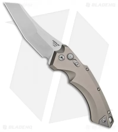 Hogue Knives EX-A05 Wharncliffe Automatic Knife FDE (4" Stonewash) 34504 1 Hogue Knives EX-A05 Wharncliffe Automatic Knife FDE (4" Stonewash) 34504