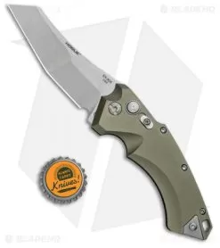 Hogue Knives EX-A05 Wharncliffe Automatic Knife OD Green (3.5" Stonewash) 34521 -Knife Shop Hogue Knives EX A05 Wharncliffe Auto OD Green SW 34521 BHQ 100448 jr bottlecap