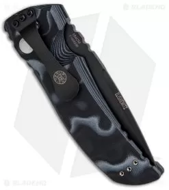 Hogue Knives EX-A01 Automatic Knife Black G-10 (4" Black) -Knife Shop Hogue Knives EX01 Auto DP Black G 10 Black Plain 34119 BHQ 9961 jr side