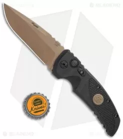 Hogue Sig Sauer EX-A01 Automatic Knife Black G-10 (3.5" FDE) 36130 7 Hogue Sig Sauer EX-A01 Automatic Knife Black G-10 (3.5" FDE) 36130 -Knife Shop Hogue Sig Sauer EX A01 Auto black G 10 FDE BHQ 84594 jr bottlecap