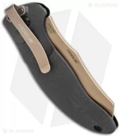 Hogue Sig Sauer EX-A04 Wharncliffe Automatic Knife Black G-10 (3.5" FDE) 36420 6 Hogue Sig Sauer EX-A04 Wharncliffe Automatic Knife Black G-10 (3.5" FDE) 36420 -Knife Shop Hogue Sig Sauer EX A04 Wharncliffe Auto Black G 10 FDE 36420 BHQ 84597 jr side