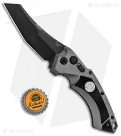 Hogue Sig Sauer EX-A05 Wharncliffe Automatic Knife Grey (3.5" Black) 36522 -Knife Shop Hogue Sig Sauer EX A05 Wharncliffe Auto Grey Black 36522 BHQ 86063 jr bottlecap