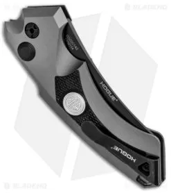 Hogue Sig Sauer EX-A05 Wharncliffe Automatic Knife Grey (3.5" Black) 36522 -Knife Shop Hogue Sig Sauer EX A05 Wharncliffe Auto Grey Black 36522 BHQ 86063 jr side