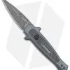 Kershaw Launch 12 Mini Stiletto Automatic Knife Gray/CF (2.5" Black Stonewash)