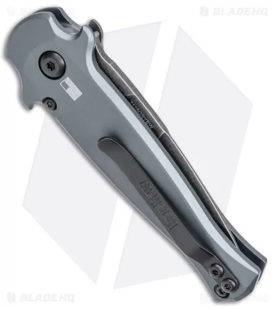 Kershaw Launch 12 Mini Stiletto Automatic Knife Gray/CF (2.5" Black Stonewash) 3 Kershaw Launch 12 Mini Stiletto Automatic Knife Gray/CF (2.5" Black Stonewash) - Image 3