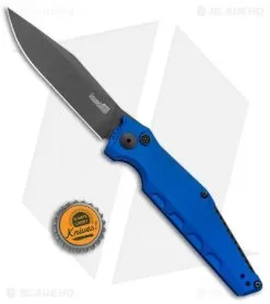 Kershaw Galyean Launch 7 Automatic Knife Blue (3.75" Black) 7900BLUBLK -Knife Shop Kershaw Galyean Launch 7 Blue Black 7900BLUBLK BHQ 99039 jr bottlecap