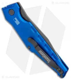 Kershaw Galyean Launch 7 Automatic Knife Blue (3.75" Black) 7900BLUBLK -Knife Shop Kershaw Galyean Launch 7 Blue Black 7900BLUBLK BHQ 99039 jr side