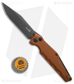 Kershaw Galyean Launch 7 Automatic Knife Earth Brown (3.75" Black) 7900EB -Knife Shop Kershaw Galyean Launch 7 Earth Brown black BHQ 75928 er bottlecap