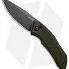 Kershaw Launch 1 Automatic Knife Olive Green Aluminum (3.4" BlackWash) 7100OLBW