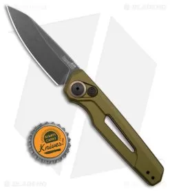Kershaw Launch 11 Automatic Knife OD Green Aluminum (2.75" Blackwash) 7550OL -Knife Shop Kershaw Launch 11 Auto OD Green Aluminum Blackwash BHQ 178231 jr bottlecap