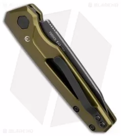 Kershaw Launch 11 Automatic Knife OD Green Aluminum (2.75" Blackwash) 7550OL -Knife Shop Kershaw Launch 11 Auto OD Green Aluminum Blackwash BHQ 178231 jr side